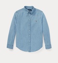 Hemd katoenen chambray (8j-18j)
