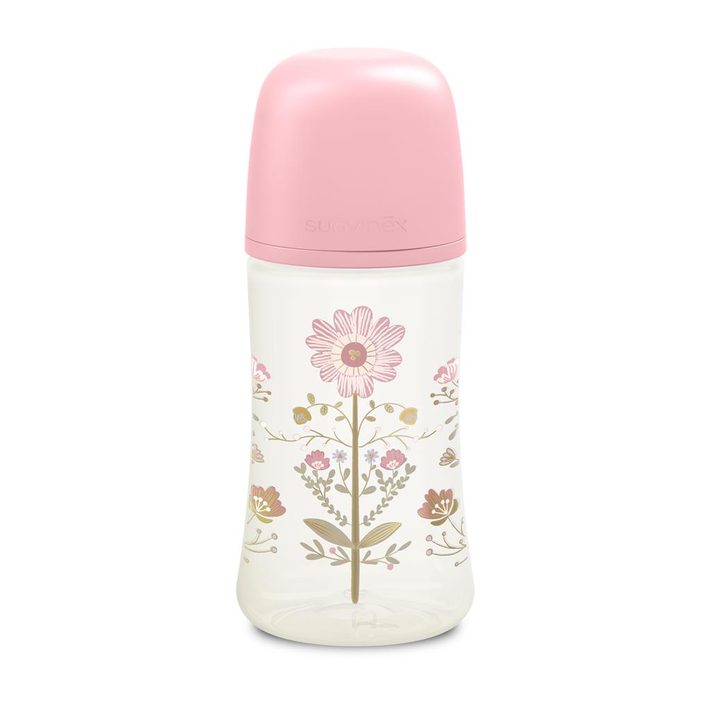 *Zuigfles 270ml (sil., slow flow) gold