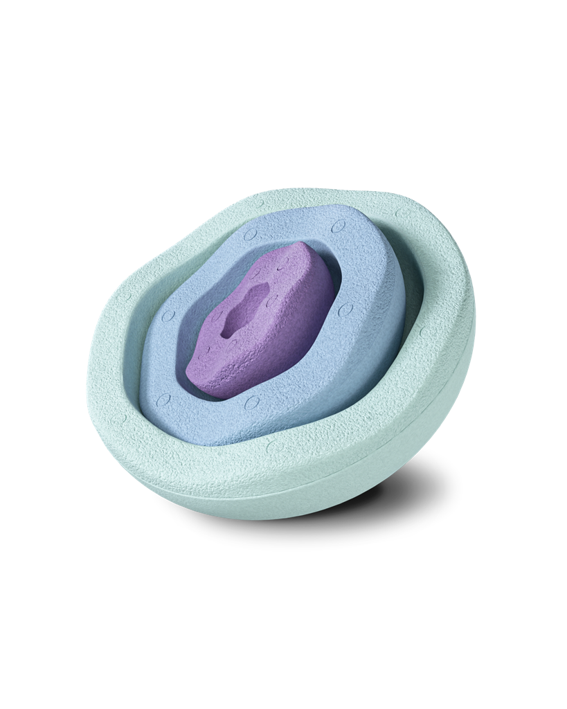 Stapelstein Inside (3 stuks) pastel