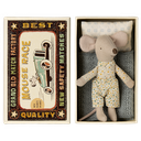Kleine broer muis in luciferdoos 11cm