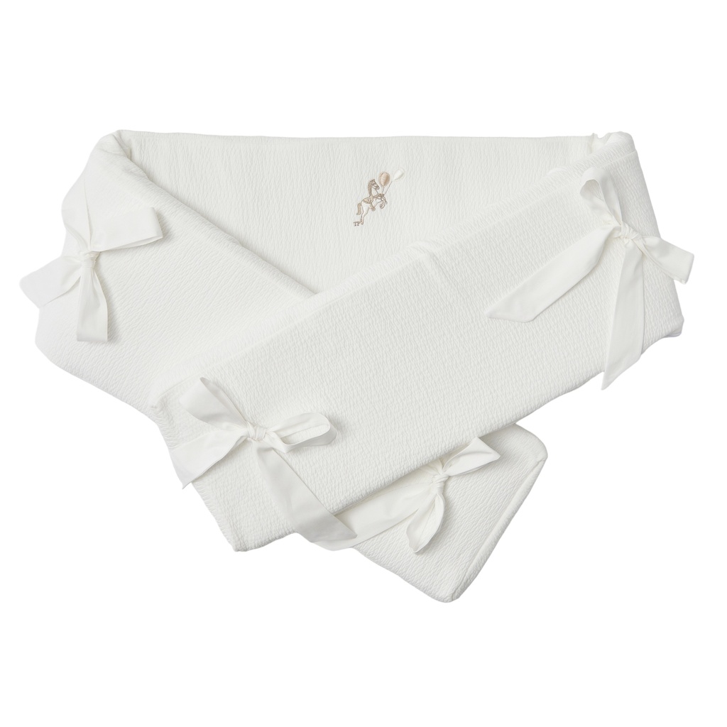 Bedbeschermer 210 cm – Gewafeld H: 23 cm Carrousel