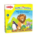 Jeu - Jeu rencontre puzzle - Où vivent le lion et ses amis les animaux (néerlandais)
