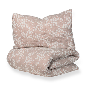 Dons dekbedovertrek met kussensloop (100x135cm)