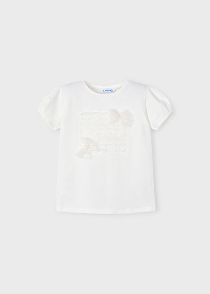 Tshirt korte mouw strik