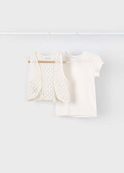 Set crochet t-shirt