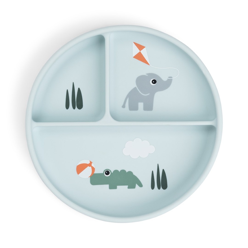 Bord met vakken (silicone) stick&stay Playground