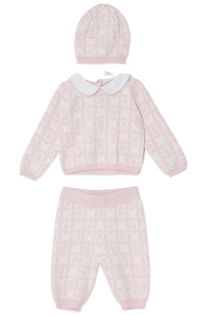 3-delige set met muts