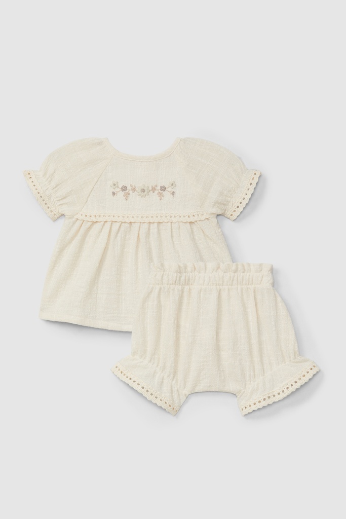 Set bloes en korte broek