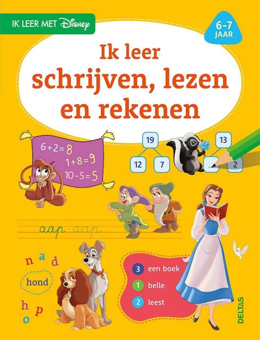 Disney Ik leer met - Ik leer schrijven, lezen en rekenen (6-7 j.)