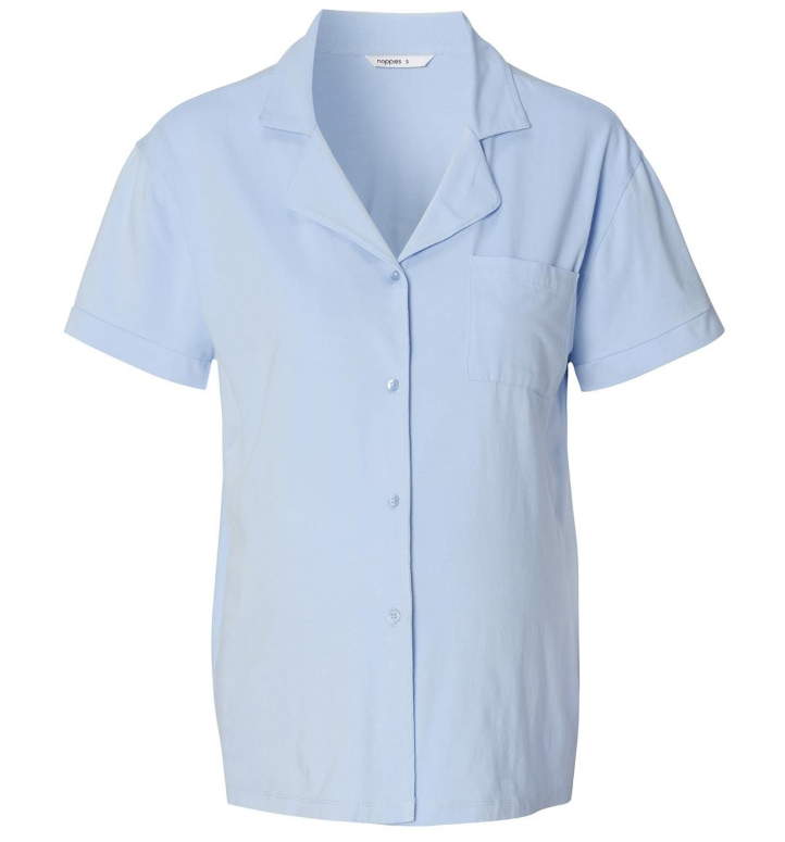 Borstvoedingspyjama-Top Neero Jersey Korte Mouwen
