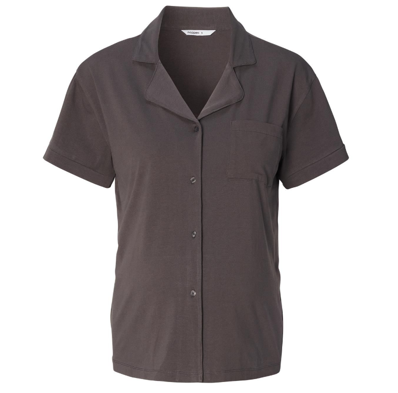 Borstvoedingspyjama-Top Neero Jersey Korte Mouwen