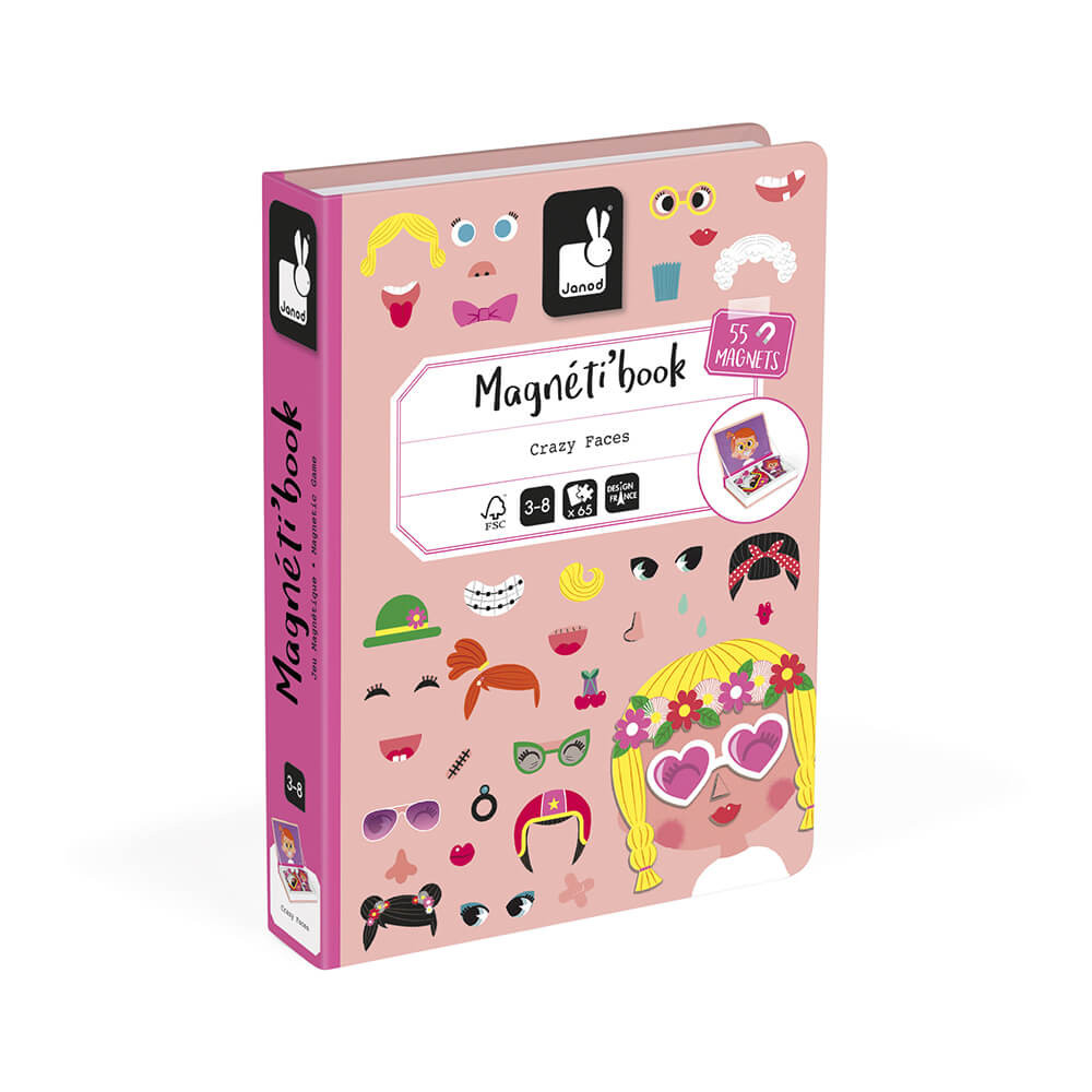 Magneti'book gekke gezichten