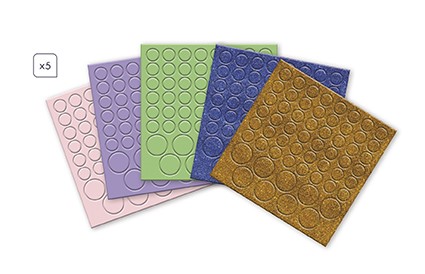 Ronde stickers - 4 jaar