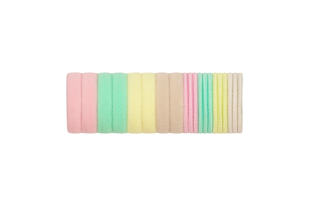 Haarelastiek pastel (20 stuks)