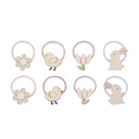 Haarelastiek paas mini (8 stuks)