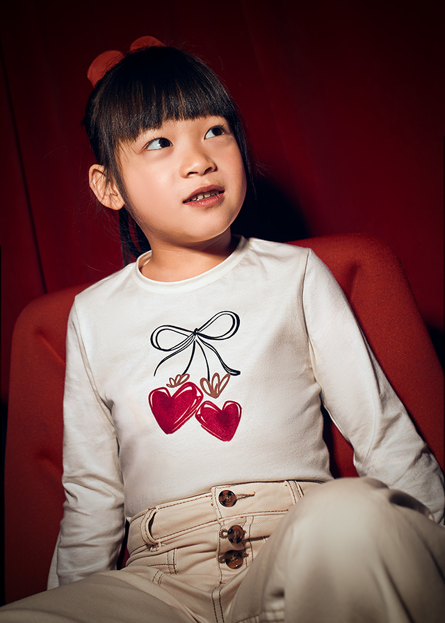 T-shirt met lange mouwen