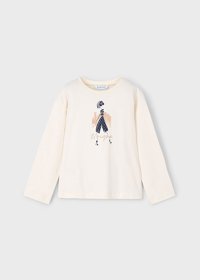 T-shirt met lange mouwen