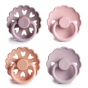 Fopspeen set latex (4 stuks)