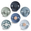 Fopspeen set silicone (6 stuks)