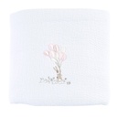 Doopdeken jersey (100x135cm) Pink Garden Party
