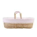 Wicker cradle + decoration