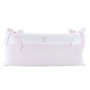 Bedbeschermer 60cm – katoen (60x60x60cm) H:30cm Pink Garden Party