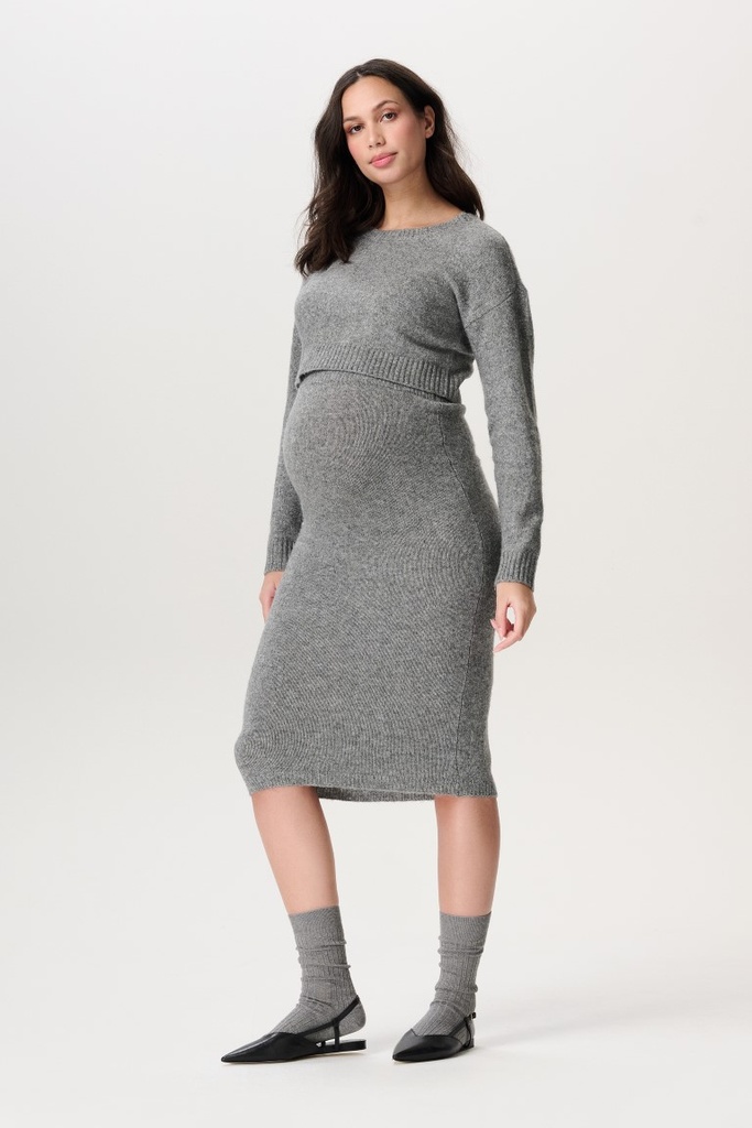 Zwangerschapsrok Otta met lurex – over de buik