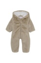 Hooded fleece suit Sandstone