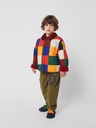 Jas Multicolor Tiles omkeerbaar sheepskin