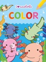 I love axolotls color kleurblok