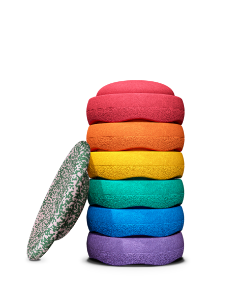 Stapelstein Blush Original (6 stuks + 1 balanceerdbord gratis) kersteditie