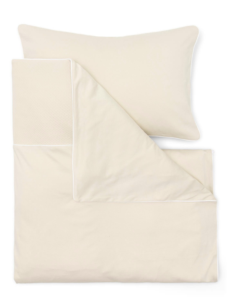 Donsovertrek bed + kussensloop
