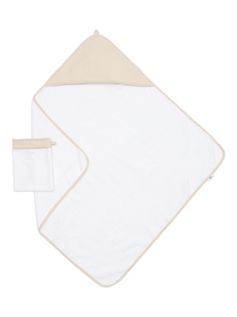 Badcape + washandje