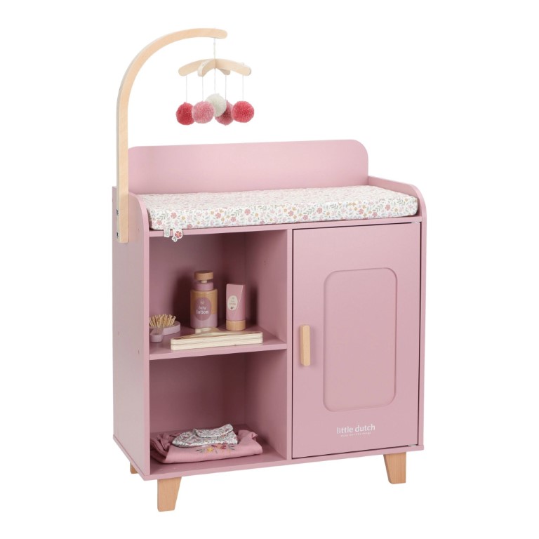 Houten poppencommode