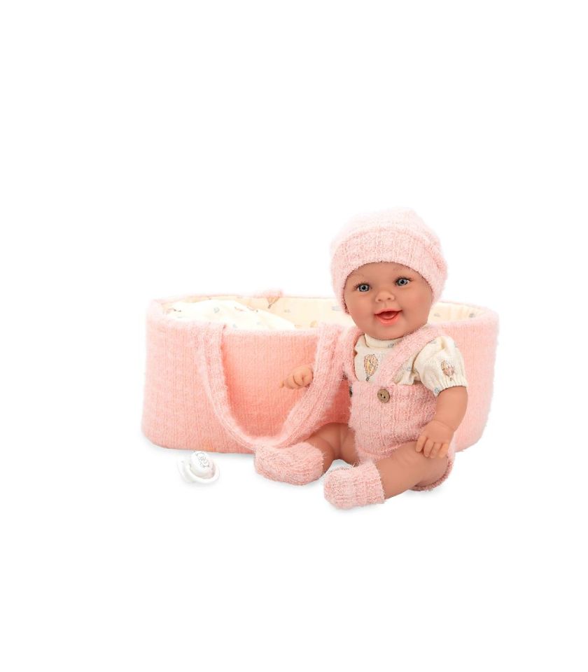 Pop Gadi meisje 33 cm met wiegje