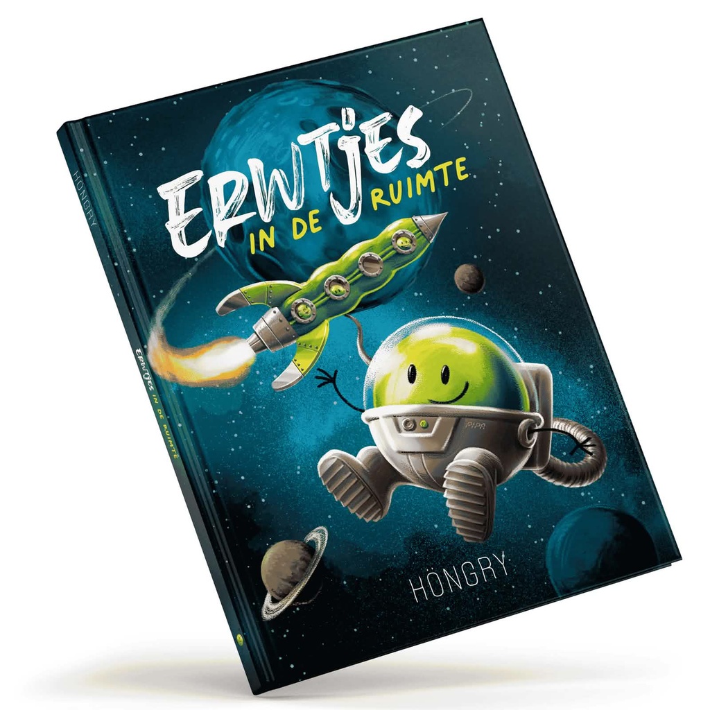 Erwtjes in de ruimte - prentenboek over fantasie