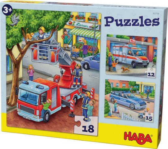 Puzzels - politie, brandweer, hulpverlening