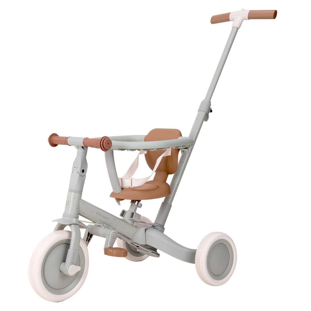 Driewieler 4 in 1 met duwstang