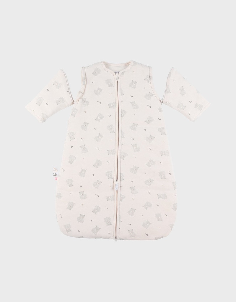 Winterslaapzak met afritsbare mouwen en afritsbare pijpjes (1-6m/70 cm/van tog 2.0 tot 3.5)