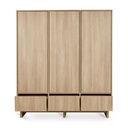 Wardrobe 3 doors XL Kyo