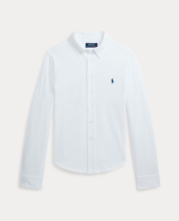 Hemd vederlicht katoenen mesh (2j-7j)