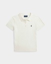 Trui katoenen Polo met minikabels (7j-14j)