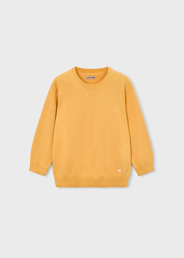 Trui basic met ronde hals