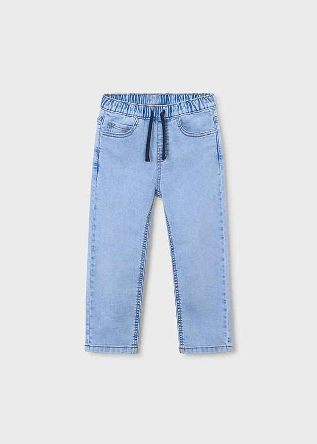 Broek zachte denim jogger