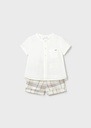 Babyset 2-delig hemd met korte mouwen en short