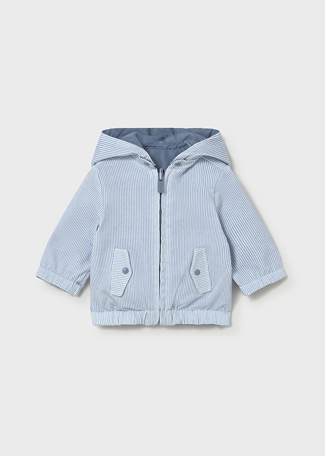 Omkeerbare babyjas met capuchon