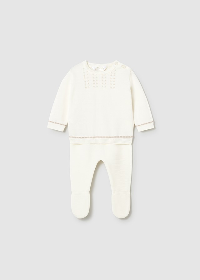 Babyset 2-delig - trui & broek met voetjes