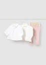 Babyset 3-delig - bloes, vest & broek