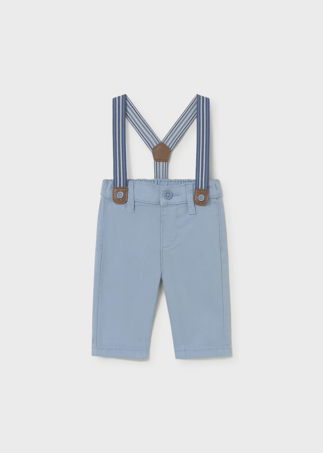 Babybroek met bretellen