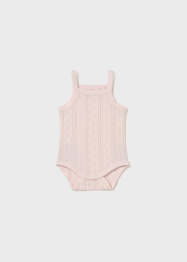 Body mouwloos met schouderbandjes
